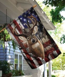 american deer flag 8124