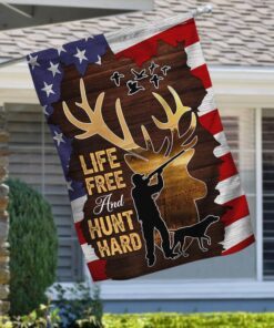 American Deer Hunting Flag Loyal TPH09F