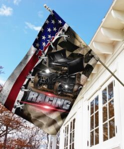 american dirt racing flag 5768