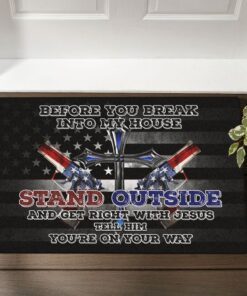 American Doormat Before You Break Into My House BNV411DM