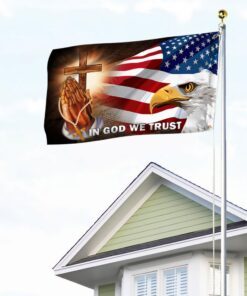 american eagle in god we trust grommet flag mbh155gf 2867
