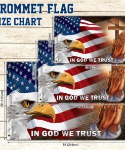 american eagle in god we trust grommet flag mbh155gf 6377