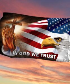 american eagle in god we trust grommet flag mbh155gfv2 1048