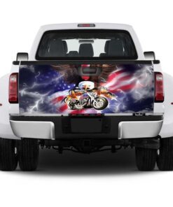 american eagle motorcycle truck tailgate decal sticker wrap 5662