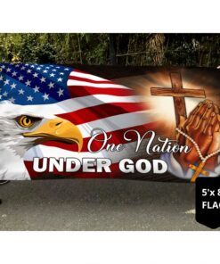 american eagle one nation under god grommet flag mbh155gfv1 8003