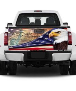 american eagle truck tailgate decal sticker wrap 3672