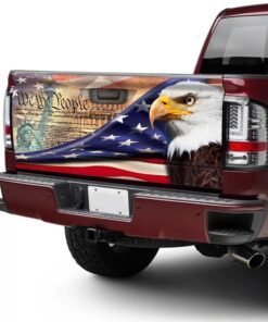 american eagle truck tailgate decal sticker wrap 7578