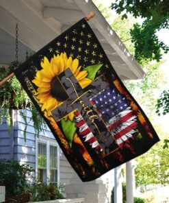 american faith sunflower flag 1684