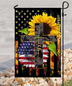 american faith sunflower flag 5298