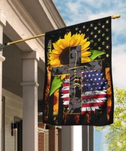 American Faith Sunflower Flag