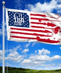 American Fishing Grommet Flag NNT116GFV2