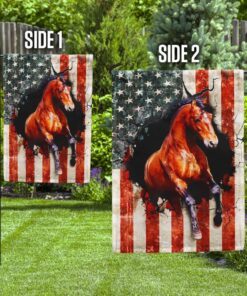 american flag horse flag 7779