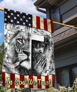american flag in god we trust ddh2907f 4025