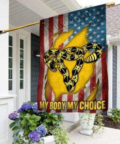 American Flag My Body My Choice BNN296F
