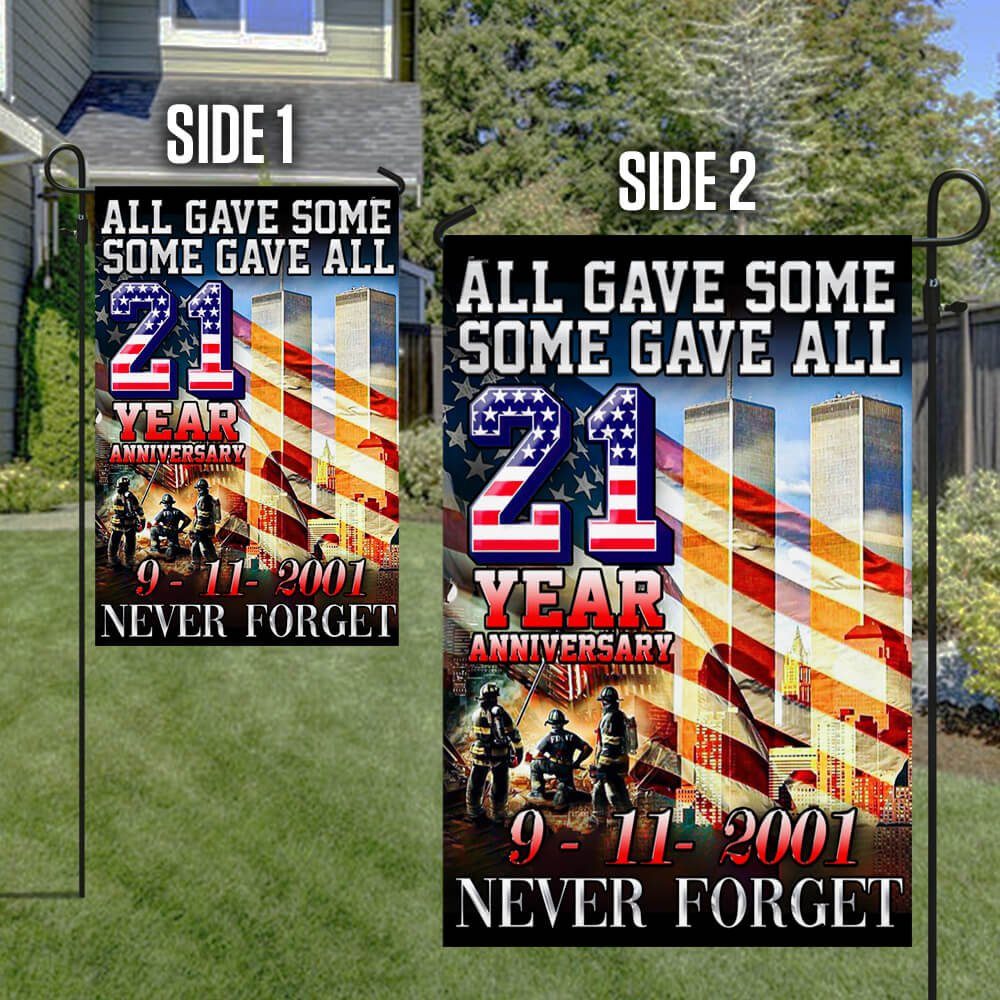 American Flag With The Twin Towers 2022 Flagwix™ All Gave Some Some Gave All 911 2022 American Flag NTB136Fv1 - Image 6