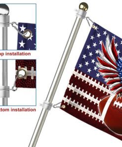 american football eagle grommet flag dbd3179gf 1173