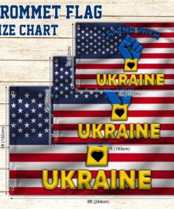 american grommet flag i stand with ukraine bnl525gf 3669