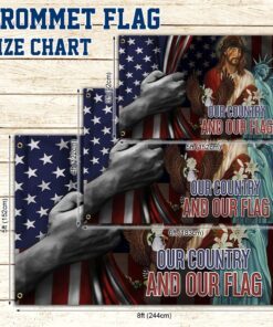 american grommet flag our country and our flag tty315gf 5394