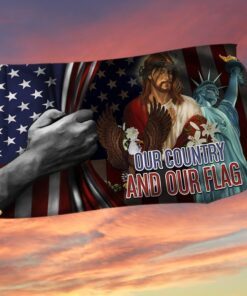 American Grommet Flag Our Country And Our Flag TTY315GF