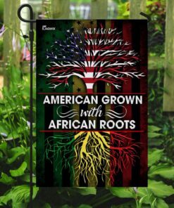 american grown with african roots flag 3462