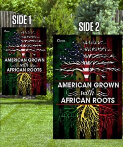 american grown with african roots flag 5659