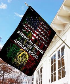 american grown with african roots flag 8600