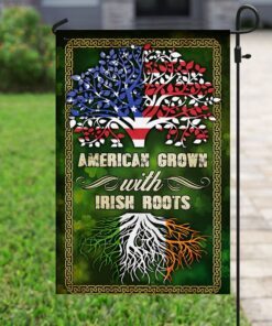 american grown with irish roots flag 2019
