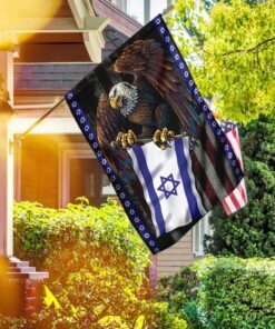 American Grown With Israel Roots Flag