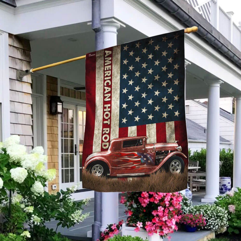 American Hot Rod Flag