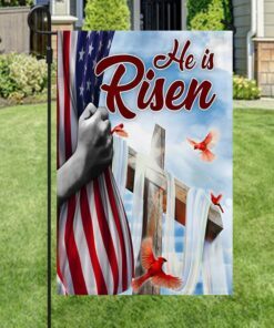 american jesus flag he is risen ttv534fv1 1267