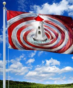 American Light House Grommet Flag Circle NTB356GF