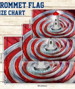 american light house grommet flag circle ntb356gf 6462
