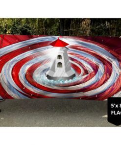 american light house grommet flag circle ntb356gf 8803