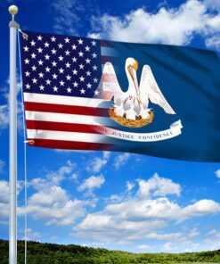 American Louisiana Grommet Flag TRN1432GF