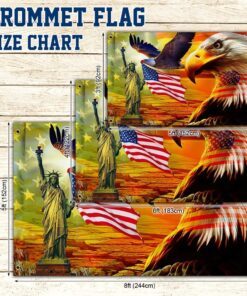 american pride grommet flag eagle sunset freedom lnt227gf 1727