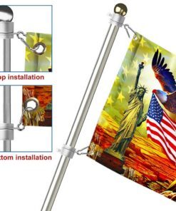 american pride grommet flag eagle sunset freedom lnt227gf 6003