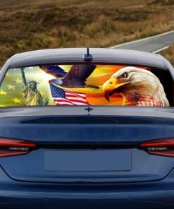 american pride rear window decal eagle sunset freedom lnt227cd 2020