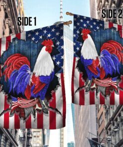 american rooster chicken flag ddh3142fv1 5691