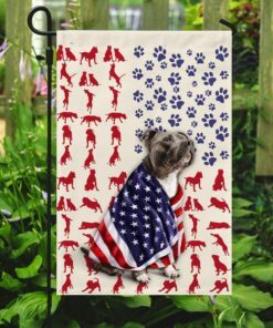 american staffordshire terrier dog flag 1151