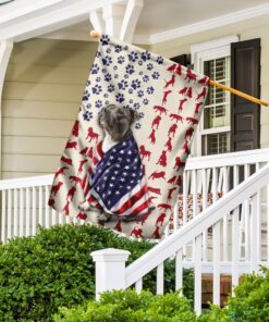 american staffordshire terrier dog flag 6196