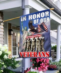 American Veteran Flag Fallen Warrior NTB275F