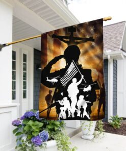 American Veteran Flag Yub NTB421F