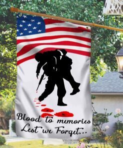 american veteran grommet flag blood in memories ntb257gfv2 4853