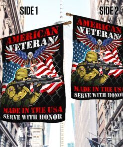 american veteran memorial made in the usa serve with honor flag mln1090f 3051