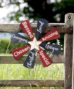 american windmill hanging metal sign advice ntb322ms 5327