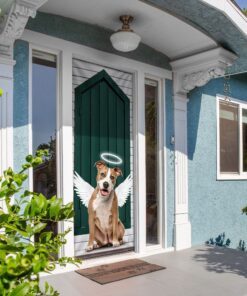 angel pit bull dog door cover 3911