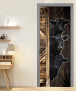 angus cattle door cover 3624