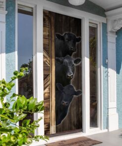 angus cattle door cover 4329