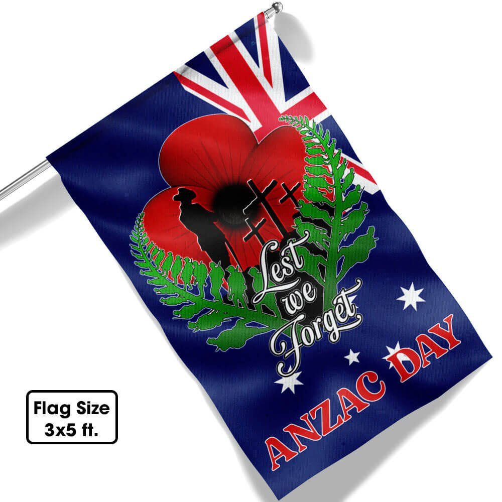 Anzac Day, Remembrance Poppy, Lest We Forget Australian Veteran, Australian Flag  TPT711F - Image 8