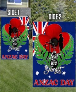 anzac day, remembrance poppy, lest we forget australian veteran, australian flag tpt711f 2213